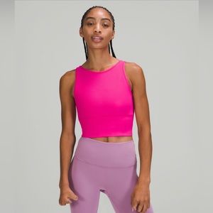 NWOT Sonic Pink Lululemon Power Pivot Tank *out of stock on the website*